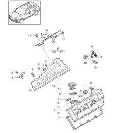 Kleppendeksel (Model: CRCA,CRCB, CNRB,CVVA, CVVB,CVVC) Cayenne 92A (958) 05/2011-18
