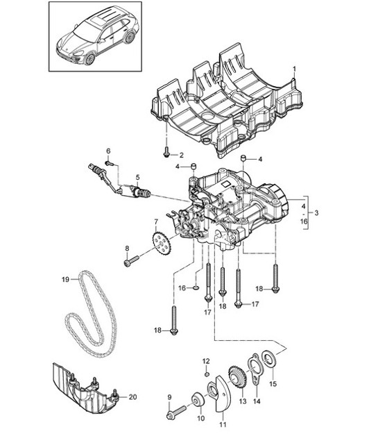 Diagram 104-005 Porsche Taycan (9J1) MK1 2020-2024 