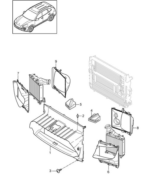 Diagram 105-095 Porsche 996 C2 3.4L 1997-08/01 Motor