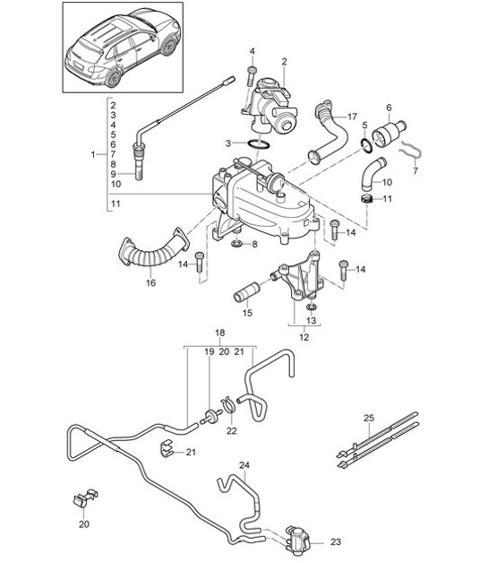 Diagram 108-050 Porsche 992 GT3 4.0L 