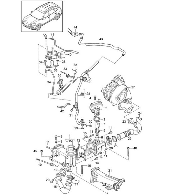 Diagram 108-060 Porsche Carrera GT (2003-2006) 