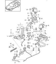 废气再循环/真空系统 (型号：CUDB,CUDC) Cayenne 92A (958) 4.2L 柴油 2011-18