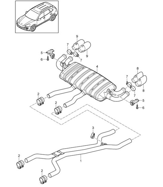 Diagram 202-040 Porsche Cayenne 9YB 2023>>