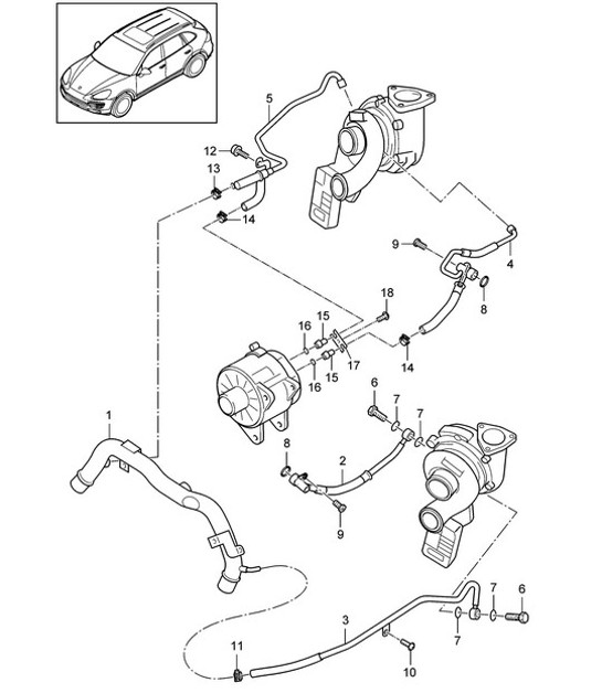 Diagram 202-090 Porsche 928GT 5.0L 1989-91 
