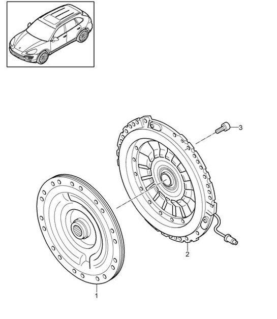 Diagram 301-010 Porsche 996 C2 3.4L 1997-08/01 传播