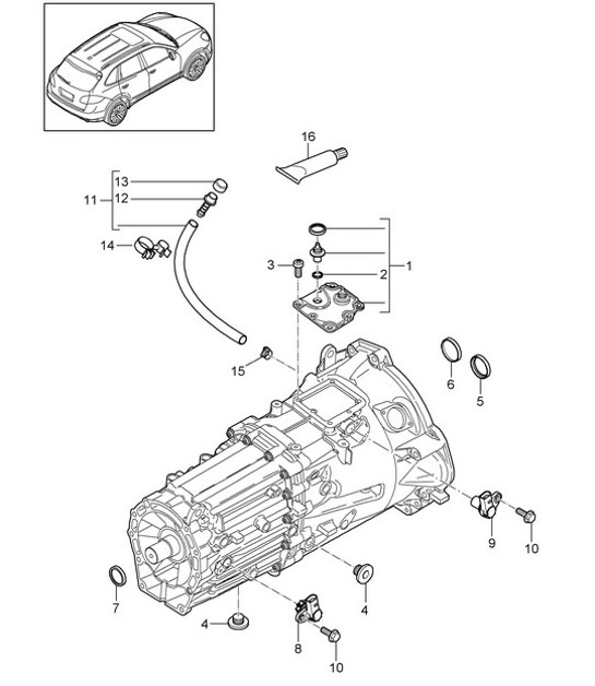 Diagram 302-010 Porsche 944 Turbo S 2.5L 8V 1988>> 