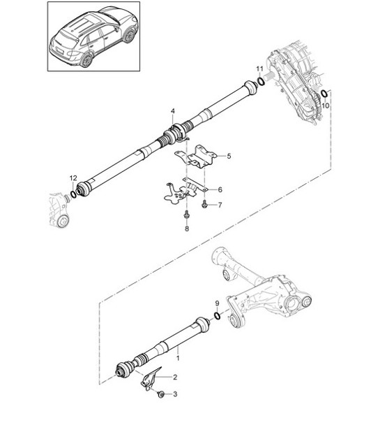 Diagram 305-030 Porsche 911/912 (1965-1989) Transmission