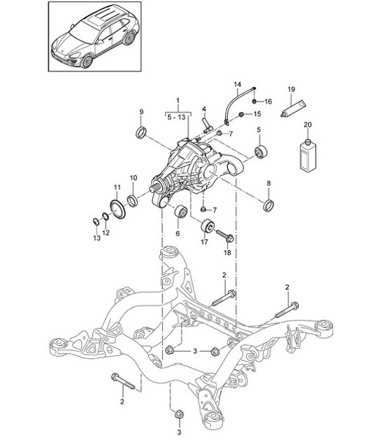 Diagram 305-040 Porsche Taycan 2020>> 