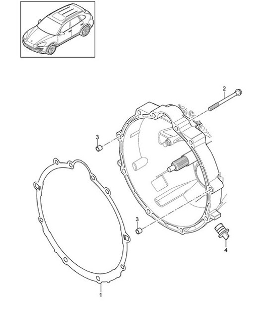 Diagram 306-000 Porsche 918 Spyder 2014-2015 