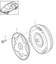 Tiptronic / Torque converter / Clutch plate (PR:G1G) Cayenne 92A (958) 2011-18