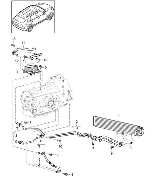 Diagram 360-020 Porsche 996 C2 3.4L 1997-08/01 传播