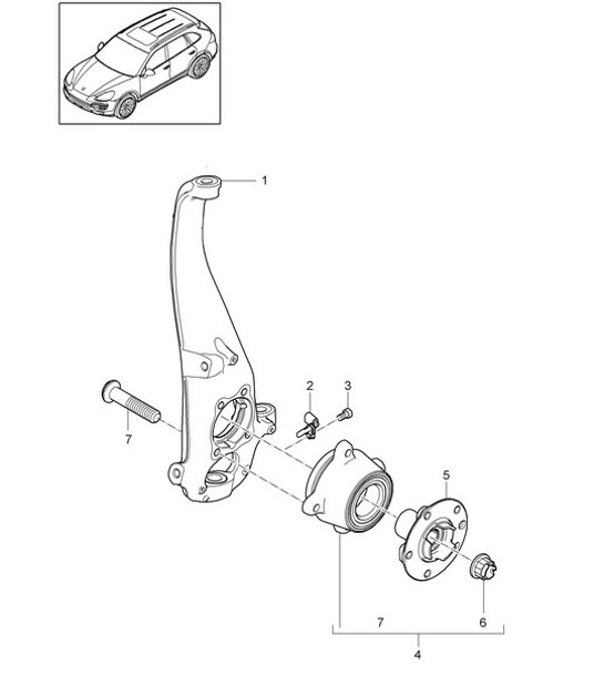 Diagram 401-005 Porsche Macan (95B) MK2 2019-2021 