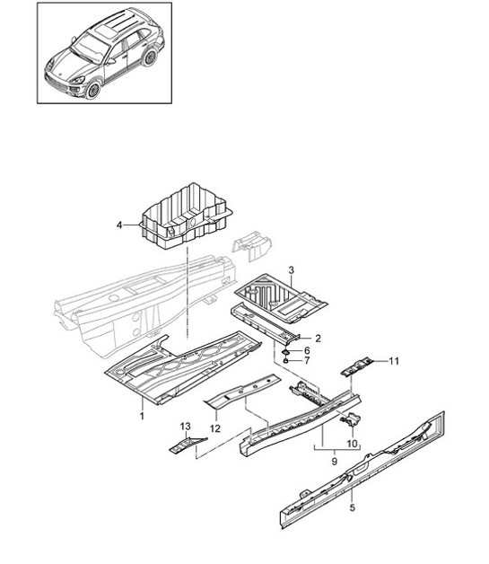 Diagram 801-022 Porsche 996 GT3 MKII 2003>> Body