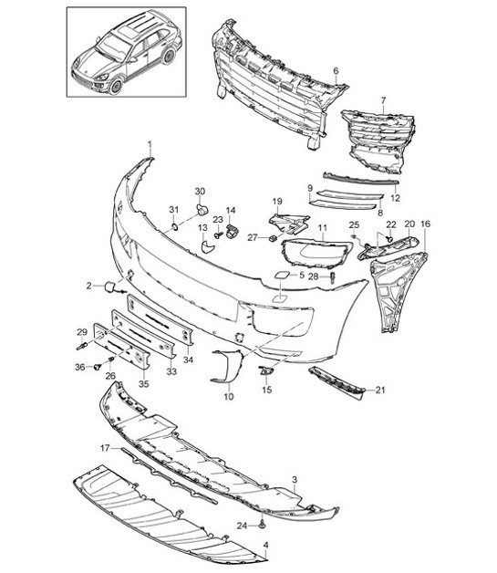 Diagram 802-015 Porsche 911 1965-1968 2.0L / 912 SWB（F）  车身