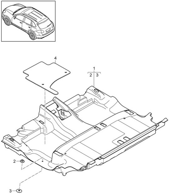 Diagram 807-005 Porsche Cayman S 3.4L 987C 2005-08 Body