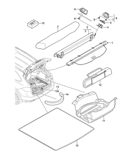 Diagram 807-055 Porsche Taycan (9J1) MK2 2024>> 