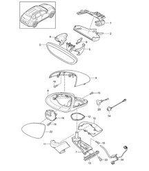 Specchietto retrovisore / Specchio esterno / Accessori Cayenne 92A (958) &gt;&gt;2014