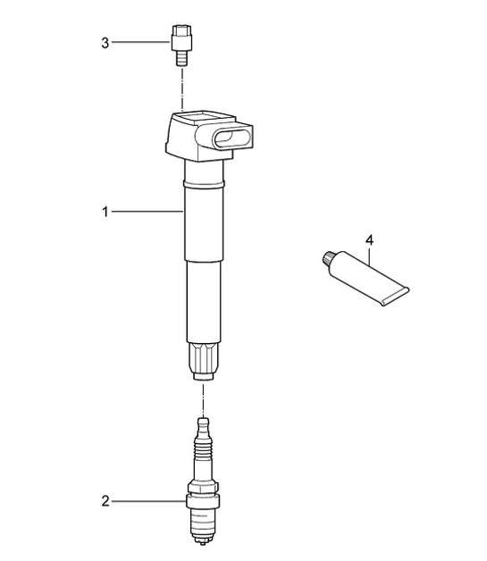 Diagram 901-000 Porsche 开曼 S 3.4L 987C 2005-08 电子设备
