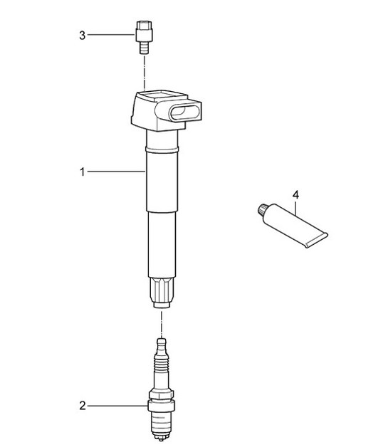 Diagram 901-001 Porsche Cayenne S 4.5L V8 2003>> Materiale elettrico