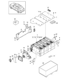 Hybrid / Battery Cayenne 92A (958) Hybrid 2015>>