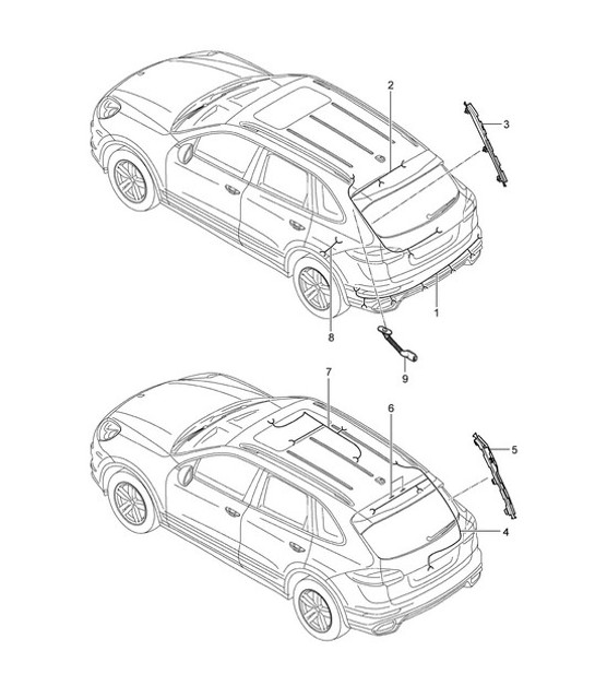 Diagram 902-021 Porsche Cayenne 9YB 2023>> 