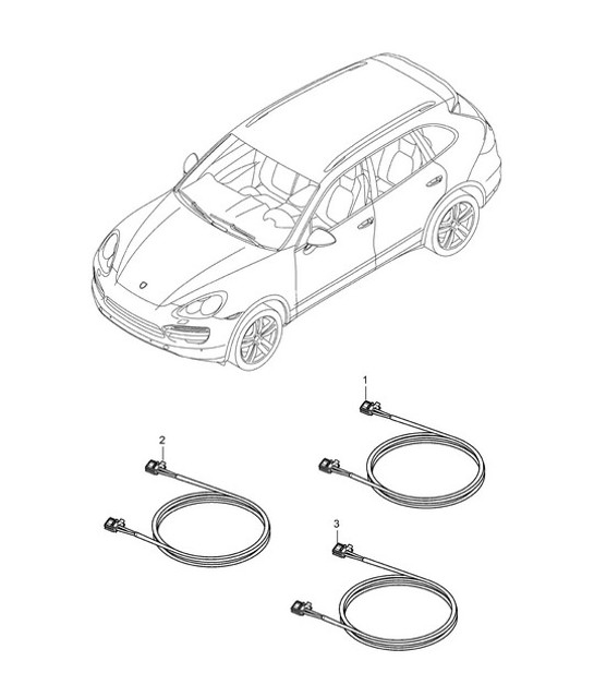 Diagram 902-051 Porsche Macan (95B) MK1 (2014-2018) Electrical equipment