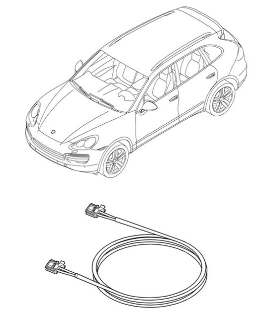 Diagram 902-060 Porsche 970.1 Panamera 4S V8 4.8L 2009-13 Electrical equipment