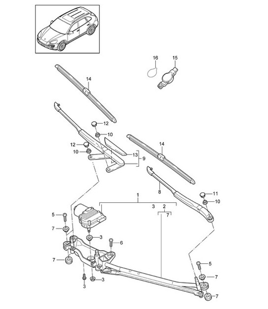 Diagram 904-000 Porsche Macan (95B) MK2 2019-2021 