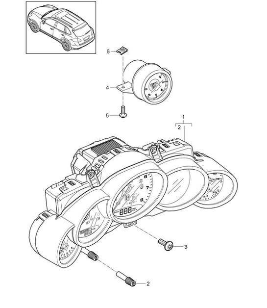Diagram 906-000 Porsche Cayman 718C (982C) 2017>> Electrical equipment