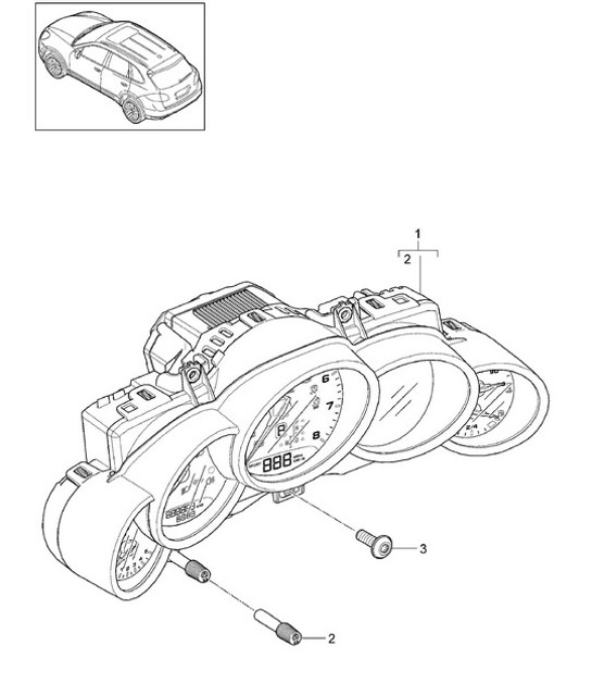 Diagram 906-002 Porsche 968 CS 3.0L 1993-95 Electrical equipment