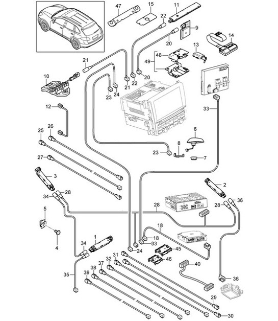 Antennenverstärker / Antenne / Verbindungsleitung Cayenne 92A (958) 2017>>