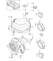 Luidspreker Cayenne 92A (958) 2011-18