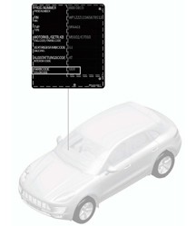 Applicatore per ritocchi vernice / Vernici 95B.1 Macan 2014-18
