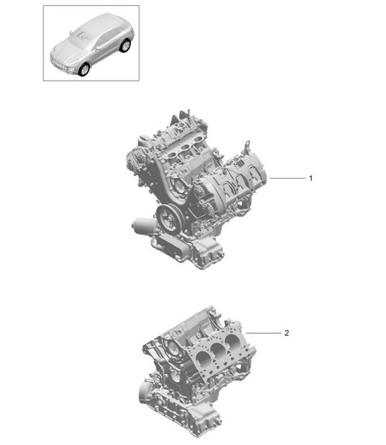 Diagram 101-005 Porsche 卡宴 Turbo / Turbo S 4.8L 2007>> 引擎