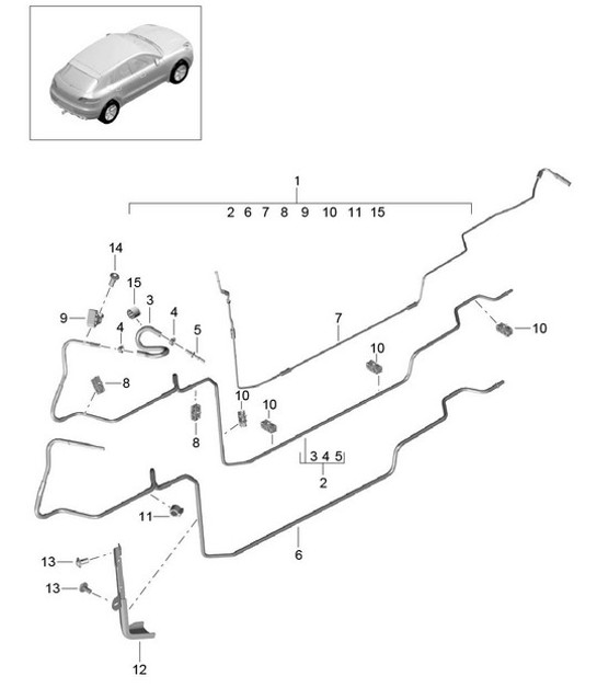 Diagram 201-027 Porsche 992 GT3 4.0L / 992 S/T 4.0L 