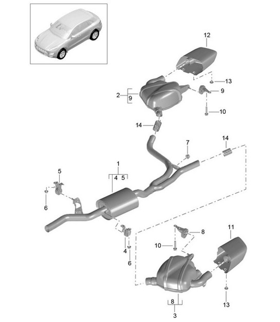Diagram 202-060 Porsche 992 Turbo Cabriolet 3.8L 