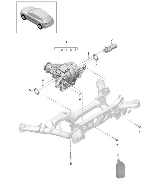 Diagram 305-050 Porsche Macan（95B）MK1（2014-2018） 传播