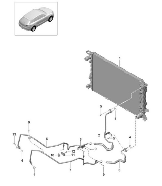Diagram 360-010 Porsche Cayenne S 4.5L V8 2003>> Transmission