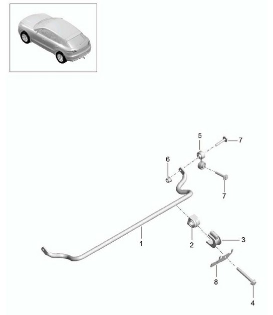 Diagram 501-003 Porsche Cayenne E-Híbrido V6 3.0L 470Hp 