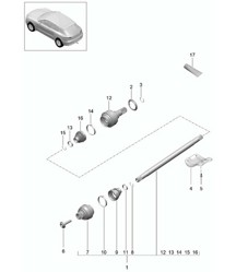 传动轴 95B.1 Macan 2014-18