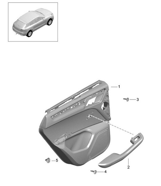 Diagram 808-070 Porsche 993 (911) TURBO 1994-96 Body