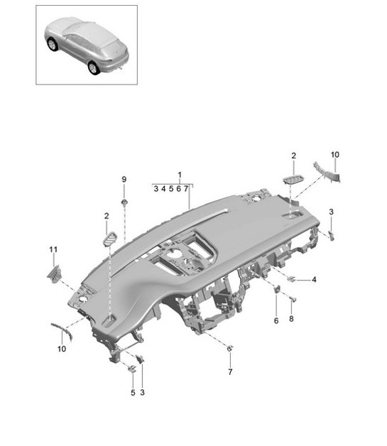 Diagram 809-000 Porsche Taycan 2020>> 