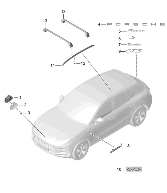 Diagram 810-000 Porsche Taycan 2020>> 