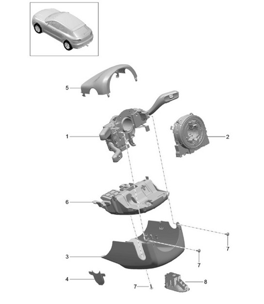 Diagram 903-010 Porsche 卡宴 S/GTS 4.8L 2007>> 电子设备