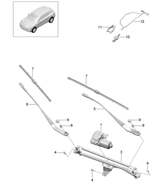 Diagram 904-000 Porsche Cayenne E-Hybrid V6 3.0L 470CV 