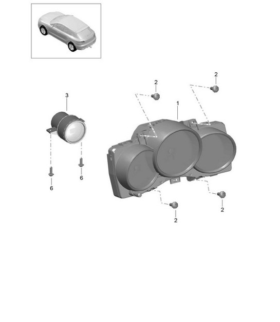 Diagram 906-001 Porsche Panamera Turbo S Sport Turismo 4.0L V8 