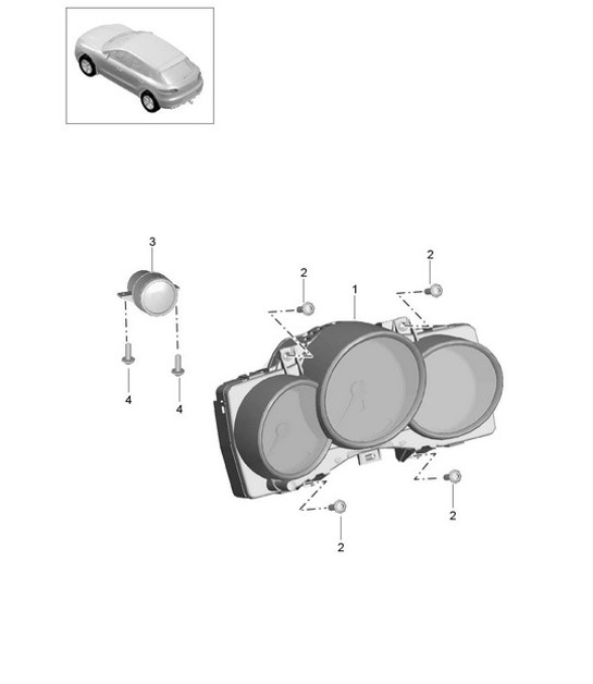 Diagram 906-002 Porsche Boxster 986/987/981 (1997-2016) Electrical equipment