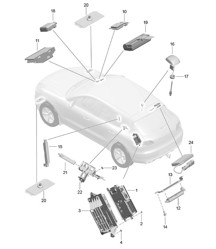 Teléfono / Amplificadores / Amplificador de antena 95B.1 Macan 2017>>