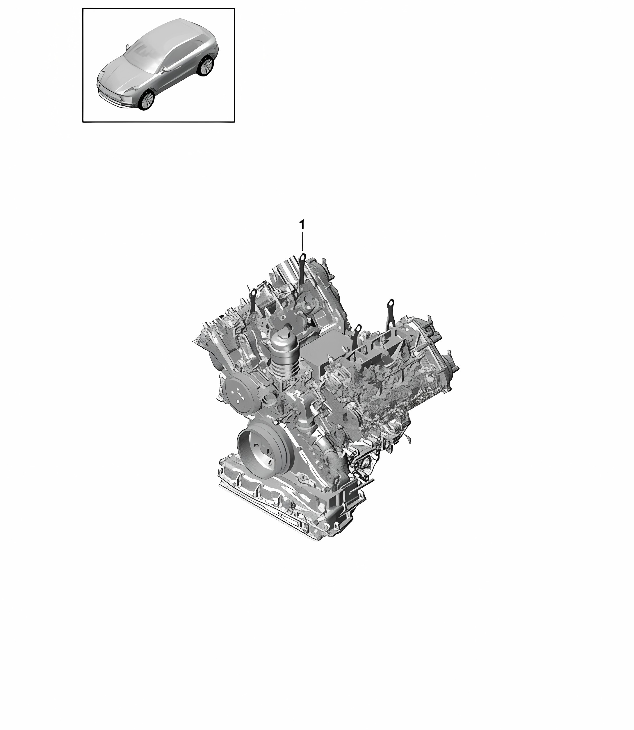 Base engine - Model: DLZB, DLZ - 95B (II / III) Macan 3.0L 2019 - 2024