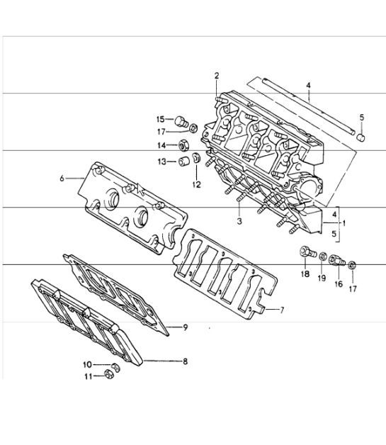Diagram 103-08 Porsche Cayenne 9YA 2018-2023 